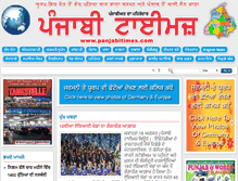 Tablet Screenshot of panjabitimes.com
